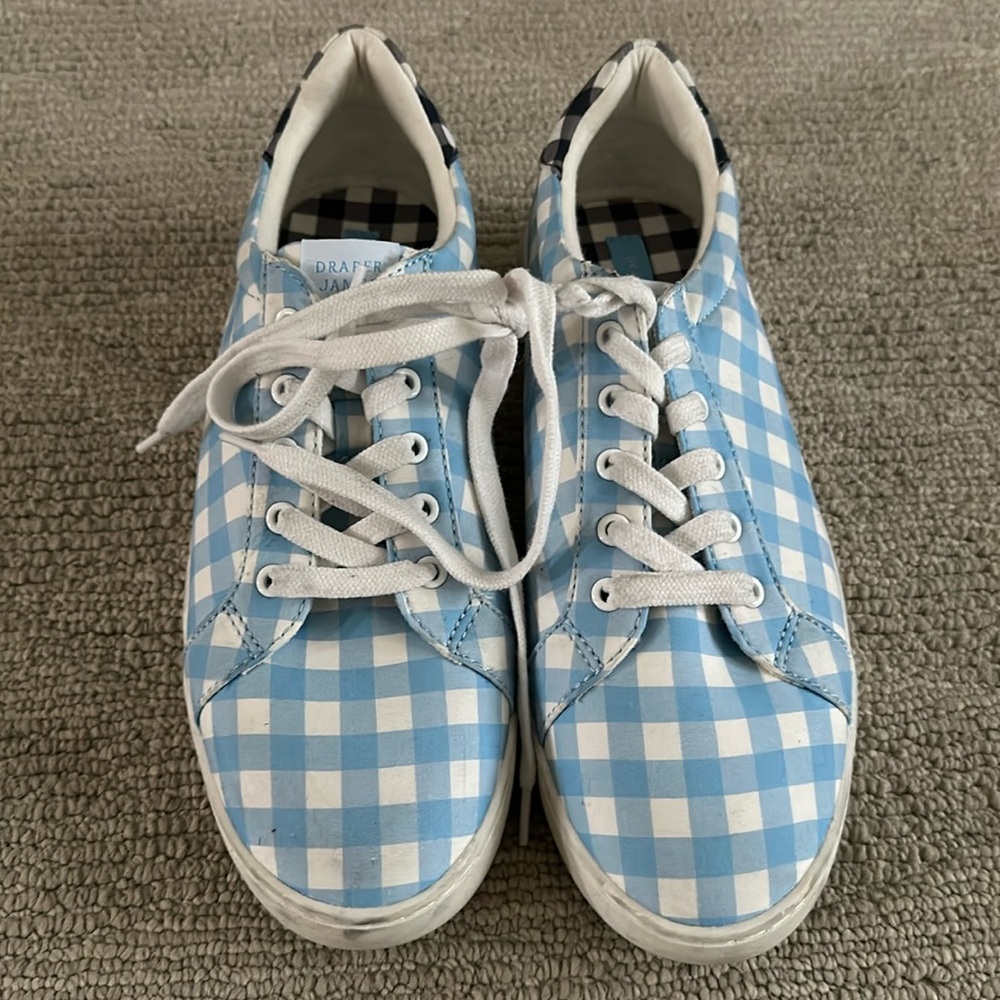 Draper James Harper Sneakers Multi Blue Gingham